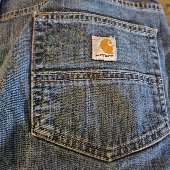 Medium Wash Blue Relaxed Fit Jeans - Picture 6 of 11